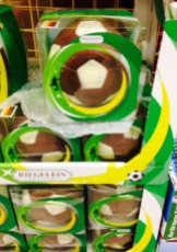 Chocolate Soccer Balls for Sale in Germany during the World Cup