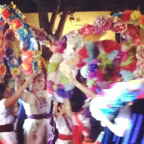 Dancers at the Dia de Los Muertos in Sacramento, CA