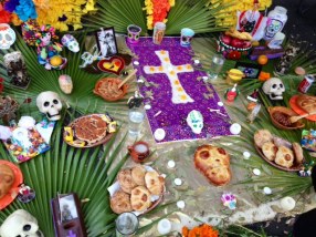 Close-Up of Altar at Dia de los Muertos