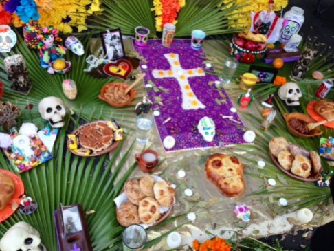 Close-Up of Altar at Dia de los Muertos
